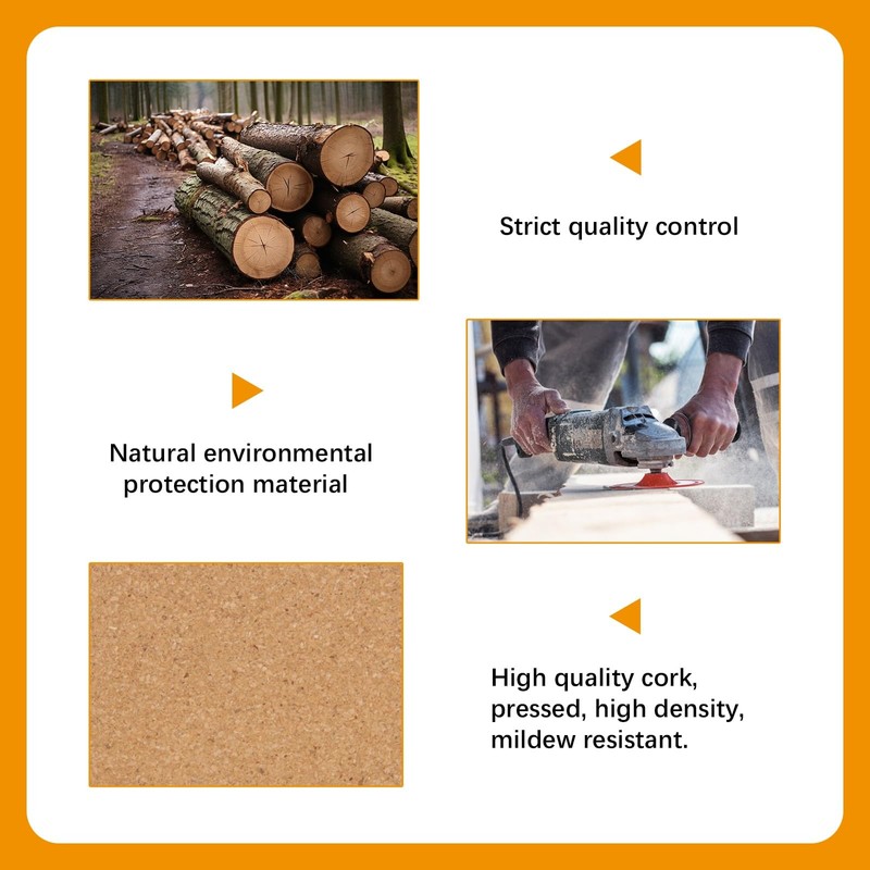 100 PCS self Adhesive Cork for Coasters Bulk,4 inches Coaster