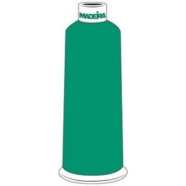Madeira Rayon Embroidery Thread 5500yd Cone GREEN Color: 1247