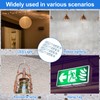 Pasimy 100 Pcs Eye Bolt Wedge Concrete Anchor 1/4 x