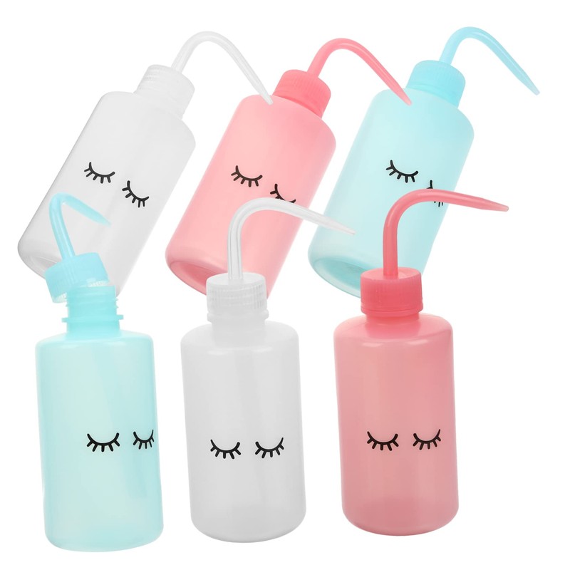 Healeved 2sets Squeeze Bottle 250ml for Lash Water Safe Durable