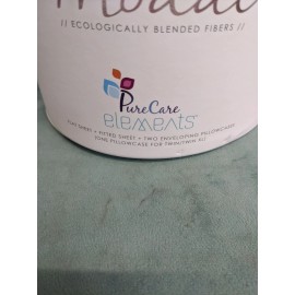 Purecare New Purecare  ELEMENTS Arbor Premium Modal  white Full Sheet Set NIB see photos