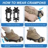 Crampons Ice Cleats for Shoes and Boots Ice Snow Traction