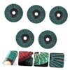 VILLFUL 5pcs Green Polishing Grinding Wheel for Quick Cleaning and