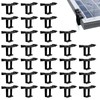 YUZHEDM Pack of 30 Solar Panel Holder 35 mm, Solar