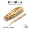 Soul Sticks Namtso Tibetan Handmade Rope Incense 20 Sticks Handrolled