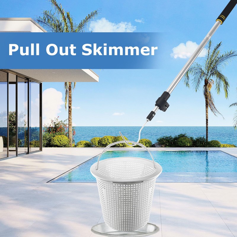 Greeily Pool Retrieval Hook for Robotic Pool Cleaner, 37" to