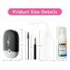 Kit Shampoo Espuma Para Pestañas Y Brocha Para Extensiones