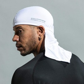 Otafuku Glove JW-613 f Body Toughness Cooling Deodorizing Power Stretch Head Cap with Cover, Skull Cap White