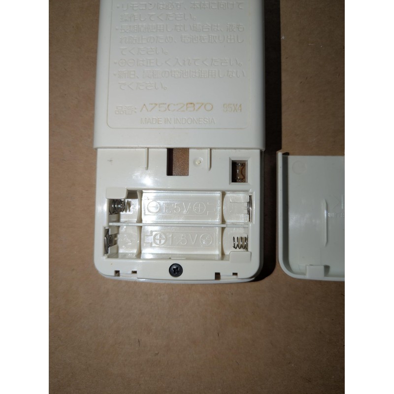 Panasonic National Air Conditioner Remote Control A75C2870
