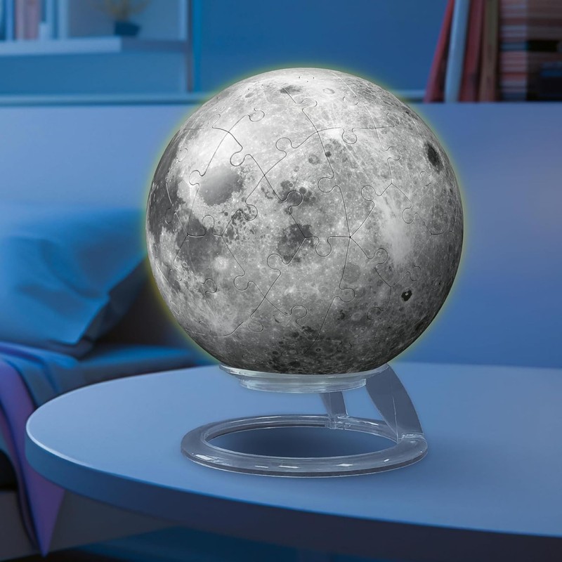 Ravensburger - Puzzle 3d Luna Glow In The Dark |