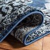 SAFAVIEH Vintage Hamadan Collection 6'7" Square Blue/Grey VTH219M Oriental Traditional
