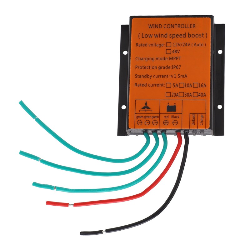Wind Turbine Generator Controller MPPT 48V LED Display Charge Control