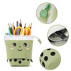 HIQE-FL Pencil Case Zip, Pop-Up Pencil Holder, 2-in-1 Pencil Case