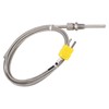 K Type Thermocouple Sensor 1/8 NPT 80mm Temperature Probe Yellow