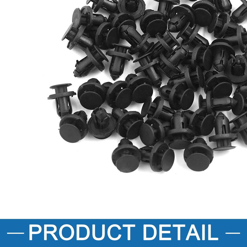 A ABSOPRO 50 Set Car Rivet Bumper Retainer Clip 8