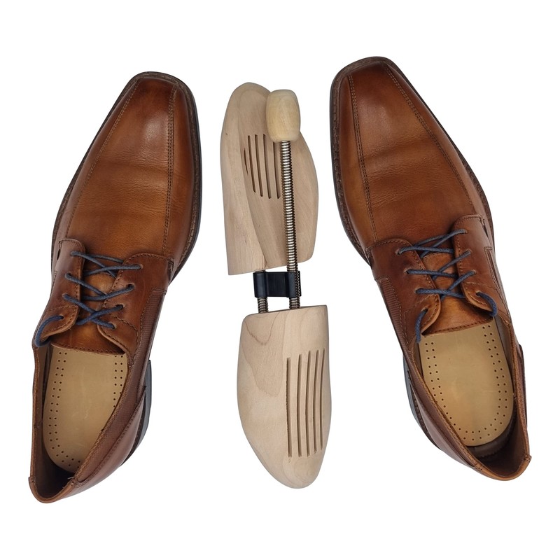 Delfa Wooden Shoe Trees, Shoe Stretcher, Shoe Shaper with Metal