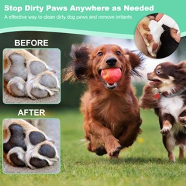 CuteBone Gentle Dog Paw Foaming Cleanser No Rinse- Hygienic Care for Dogs and Cats, 5 fl oz (150ml)