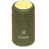 Green PVC Shrink Capsules-30 Per Bag