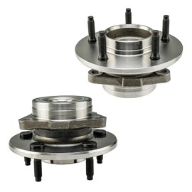 KAX 515017 Pair Front Wheel Hub Bearing Compatible with 1997-2000 Ford F-150 5.4L 4WD,5 Lug
