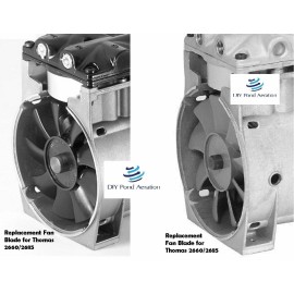 Thomas 2660 & Brookwood Fan Blade Replacement Fan for Thomas Compressor model 2660/2685 1-SET 638282/281