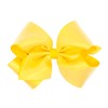 Wee Ones Girls' Sheer Iridescent and Grosgrain Overlay Hair Bow,