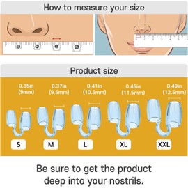 YES BREATH7 Anti Snoring Nose Clip, Effective Stop Snoring Devices Solution for Men Women, Snore Stopper Better Sleep, Add Cool Mint, 4 Count (Medium) in a Pack (Adult Size)