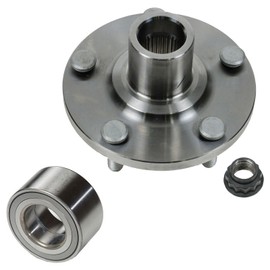 TRQ Front Wheel Hub & Bearing Kit Driver or Passenger Side for Avalon/Camry / ES330 / ES350 / Highlander / RX330 / RX350 / RX400h / Sienna/Solara/Venza