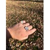 Harlembling Big 2.6ct Emerald Cut MOISSANITE Solitaire Mens Real Solid
