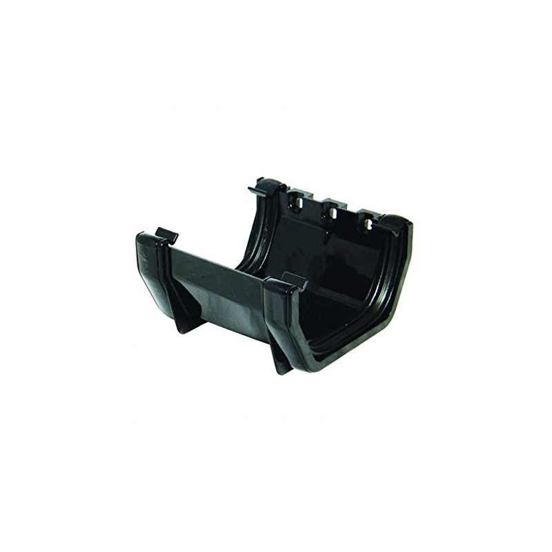 FLOPLAST 114mm Square Union Gutter Bracket - Black
