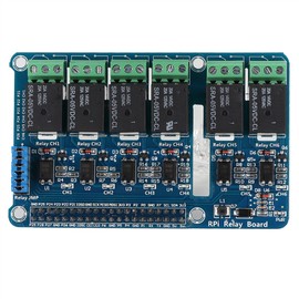 6 Channel RPi Relay Module Expansion Board for Raspberry Pi A+/B+/2B/3B