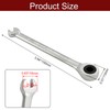 Jiozermi 6mm Ratcheting Combination Wrench, 72 Teeth Metric Ratcheting Wrench