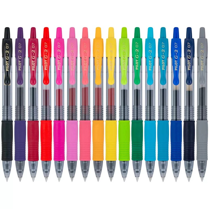 Pilot Pen G2 Premium Gel Roller Assorted Ink 16pk Fine