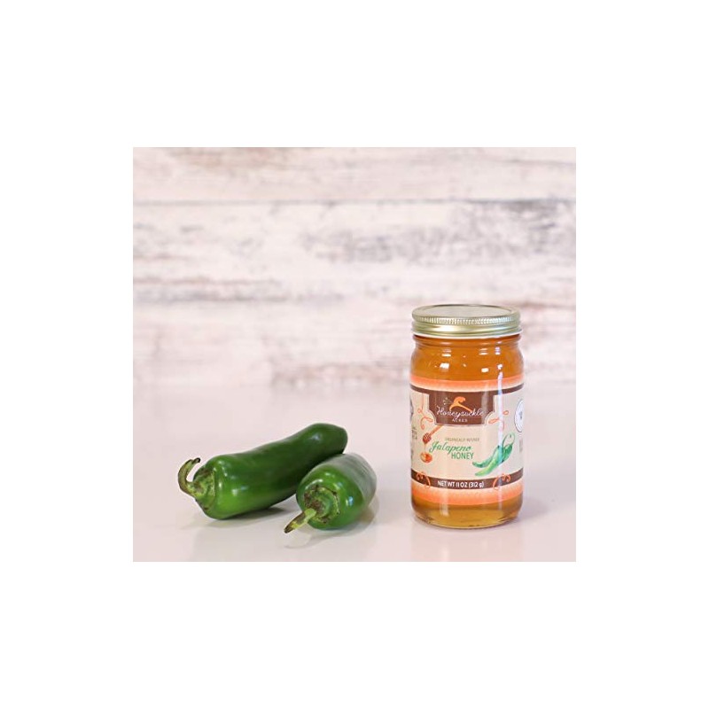Jalapeno Honey - Organically Flavored - Glass Jar (Net Wt
