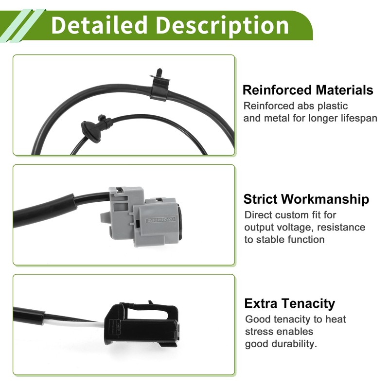HOPESPANNER Kein. 895160T020 ABS Raddrehzahlsensor für Toyota Venza 2009-2015 Hinten