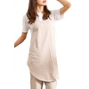 Cotton Cross Back Aprons Solid Color Cooking Kitchen Garden Smock