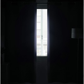 DWCN Navy Blue Blackout Curtains Room Darkening Grommet Thermal Insulated Light Blocking for Bedroom Living Room, 42 x 63 Inch Length, Set of 2 Thick Panels