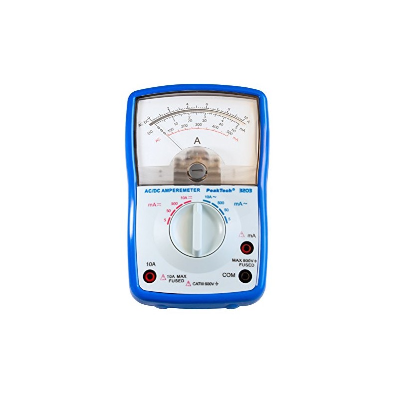PeakTech P 3203 Ammeter, Cat Iii 600 V Max 10