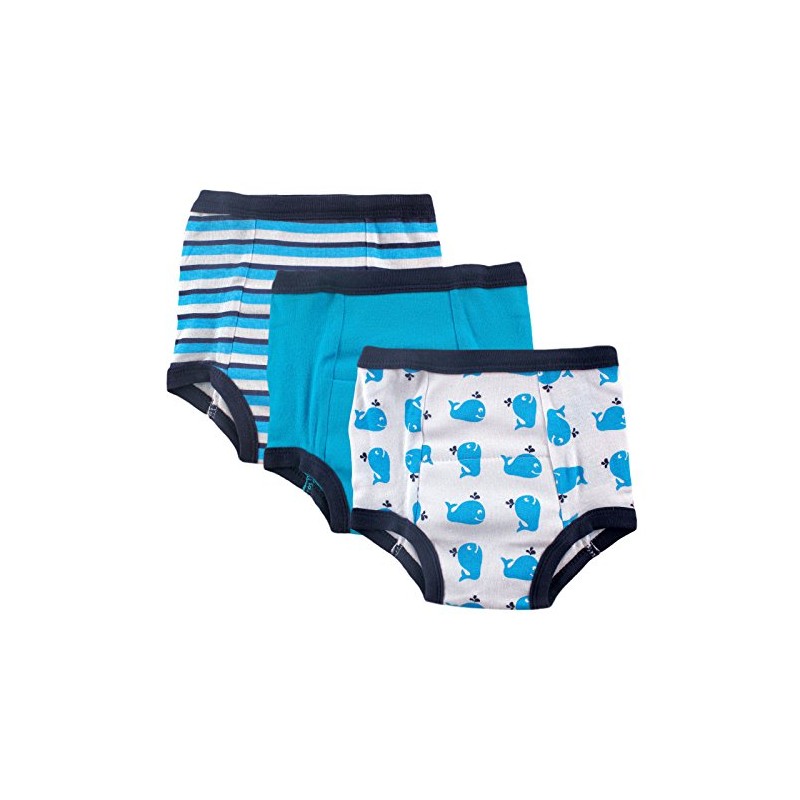 Luvable Friends Unisex Baby Cotton Training Pants, Whale, 3T