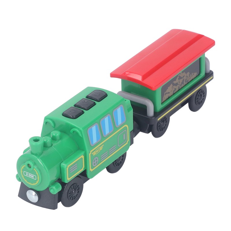 Battery Operated Locomotive Train Set Light Sound Effect Interesting Play