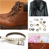 400 Pcs Grommets Eyelets Kit Tool, Copper Tarpaulin Eyelets, Metal