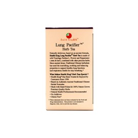 Health King Medicinal Teas Lung Pacifier Herb Tea Bags, 20 Count