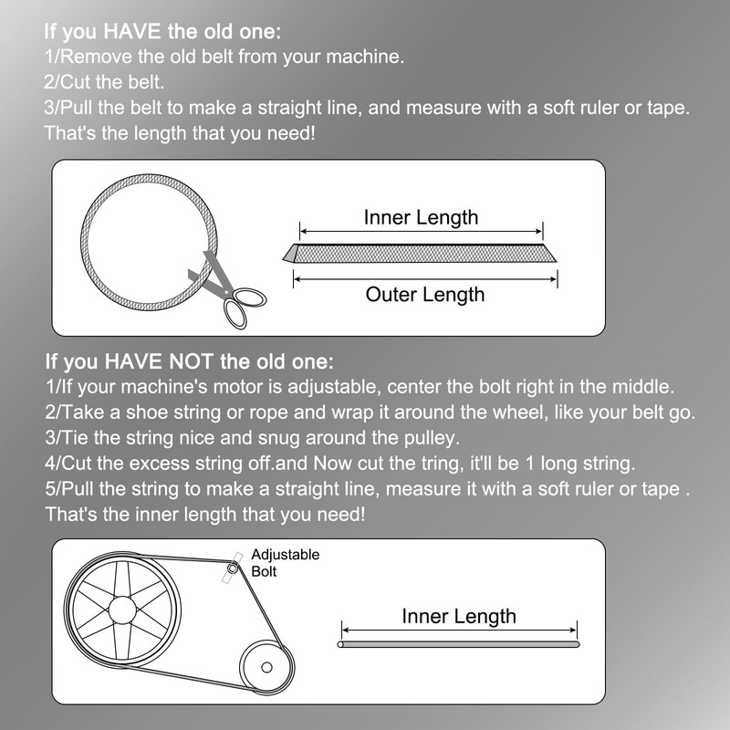 sourcing map 3 Pcs AX60 EPDM V-Belt, Raw Edge Cogged
