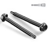 BNUOK #14 x 3 Inch Self Drilling Screws, (27pcs) 1