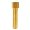 Hooshing 2PCS Brass Extension Pipe Fitting 1/2" Female to 1/2"