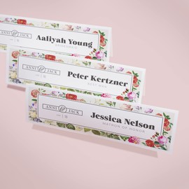 Avery Printable Tent Cards with Sure Feed Technology, 2.5" x 8.5", Embossed Border, Laser/Inkjet, 2-Pack, 100 Cards Per Pack, 200 Cards Total (25305)