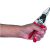 FELCO 17 Gartenschere für Linkshänder (kompakte Baumschere, mit Rollgriff, Schere