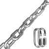 Stainless Steel Link Chain, Ekunbuy 304 SS 5/16 Chain by 6.5 Ft Heavy Duty Chain with Two Quick Links, Trailer Safety Chains, Tow Chain, Security Chain, Coil Chain for Swing