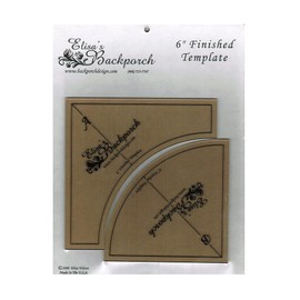 Elisa's Backporch Quick Curves template, Clear
