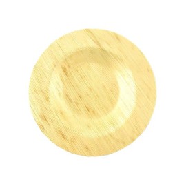 Bamboo Leaf Round Plate Approx 3.5" (9cm)Qty 100