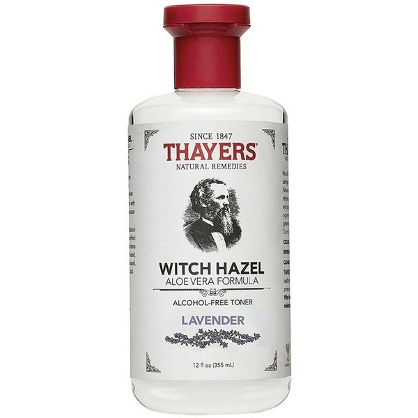 Thayers Alcohol-Free Witch Hazel with Organic Aloe Vera Formula Toner, Lavender 12 oz